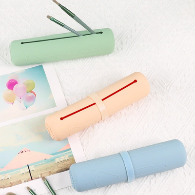 Washable ανθεκτικός κάτοχος περίπτωσης βουρτσών Makeup σιλικόνης αντιολισθητικός