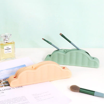 Καλή τιμή. Πολύχρωμος κάτοχος τσαντών Makeup σιλικόνης βουρτσών φορητός για το ταξίδι σε απευθείας σύνδεση