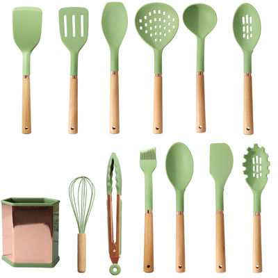 Καλή τιμή. 13 PCS Σιλικόνη Εργαλεία μαγειρικής Εργαλεία κουζίνας Εγκαταστάματα κουζίνας & Εργαλεία κουζίνας Τέρνερ Τανγκς, Σπάτουλα, Λιτσαρία, Βούρτσα σε απευθείας σύνδεση