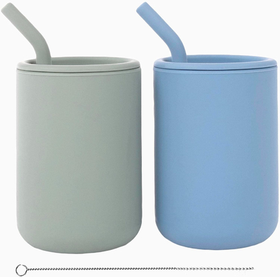 Ανθεκτικό φλυτζάνι Sippy σιλικόνης BPA ελεύθερο, Leakproof φλυτζάνια κατάρτισης σιλικόνης