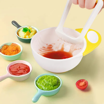 Καλή τιμή. Πρακτικό μη τοξικό Dinnerware σιλικόνης σύνολο, Odorless Masher τροφίμων κύπελλο σε απευθείας σύνδεση