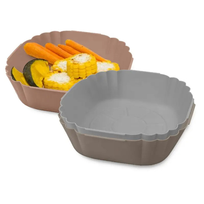 Fryer αέρα Oilproof Odorless δίσκος σιλικόνης, ανθεκτικά στη θερμότητα τηγάνια ψησίματος σιλικόνης