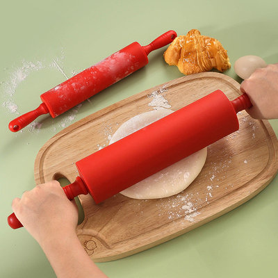 Καλή τιμή. Κουμπή Σιλικόνη Rolling Pin Non Stick για το σπίτι Κουζίνα Κέικ σε απευθείας σύνδεση