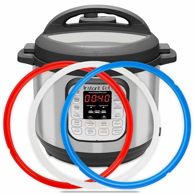 Σιλικόνη Instant Pot 2 Pack Σφραγιστικό Δαχτυλίδι 3 QT 5QT 6QT 8QT Για 6 Qt Power Cooker Εσωτερικό Σφραγίσμα Σφραγίσματος