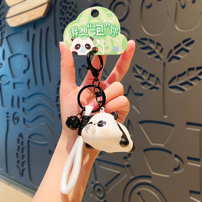 Ζωηρό Σιλικόνιο Cartoon Keychain Άγευστες Ετικέτες για προσωπικό και γραφείο Goodie Bag Stuffer