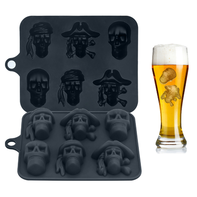 Σιλικόνιο πάγο 3D κύβος πάγος Mold-2Pack εύκολη απελευθέρωση για ουίσκι κοκτέιλ και χυμούς ποτά