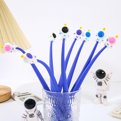 12PCS Γλυκιά πένες τζελ για αστροναύτες 0,5 mm, μαύρες πένες τζελ με μελάνι για γραφεία σχολικές προμήθειες μαθητές παιδιά δώρο