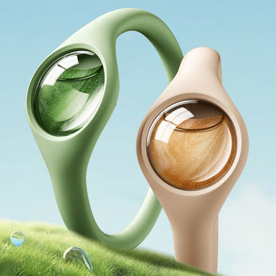 Επαναχρησιμοποιήσιμο βραχιόλι αποτρίχωσης κουνουπιών από σιλικόνη