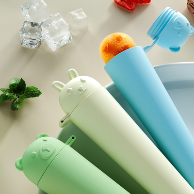 ποιότητας Premium Food-Grade Silicone Popsicle Molds – Crack-Resistant, Odorless & Perfect For Smoothie Pops! Cartoon Ice Pop Molds BPA-free Silicone Leak-proof & Flexible εργοστάσιο