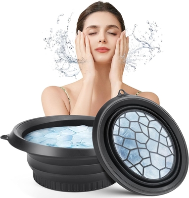ποιότητας Space-Saving Silicone Foldable Ice Bowl - Multi-Purpose Cold/Hot Therapy for Face & Beauty Treatments Perfect for Ice Facial Massage & Makeup Removal εργοστάσιο