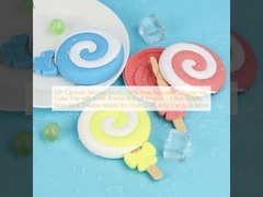 Καλούπι σιλικόνης DIY Cartoon – Επαναχρησιμοποιούμενος δίσκος παγοκύβων σιλικόνης χωρίς BPA με χαριτωμένα σχήματα ζώων & φρούτων – Κατάλληλο για τρόφιμα, αντικολλητικό, εύκαμπτα καλούπια για σοκολάτα, ζελέ, καραμέλες & άλλα